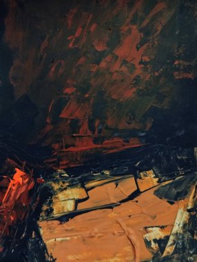 Sanatsal kalın kompozisyon sürreal element modern soyut resim arkaplan dokusu