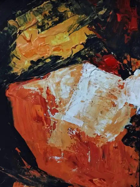 Sanatsal kalın kompozisyon sürreal element modern soyut resim arkaplan dokusu