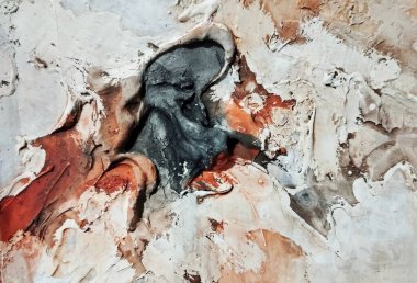 Minimalizm çağdaş yüksek desenli soyut boya renkleri bileşimi arka plan