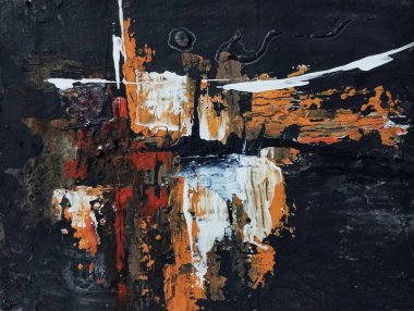 Minimalist klasik canlı kırmızı gri sanatsal soyut sanat kompozisyonu