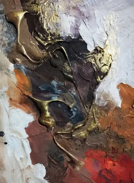 Minimalizm çağdaş yüksek desenli soyut boya renkleri bileşimi arka plan