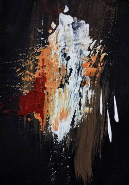 Minimalizm çağdaş kırmızı gri soyut resim kompozisyonu