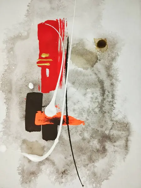 Çağdaş minimalist, soyut resim kompozisyonu. 