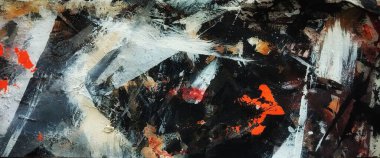 Çağdaş desenli dışavurumcu Resim Rengi