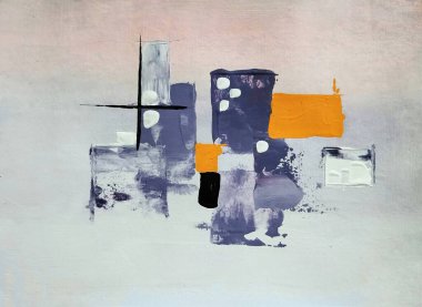 Mor pembe gradyan yumuşak renk minimalizmi çağdaş soyut resim