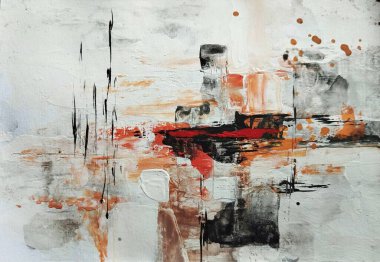 Şehir Yankıları Tarafsız Tonlar Rengi Boyama Çağdaş Minimalist