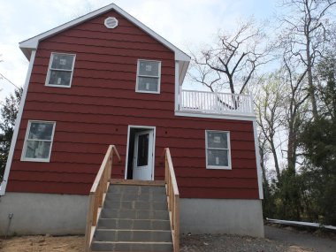 Berkeley Heights, NJ, ABD - 04-10-2012: tadilat ve ev genişlemesi