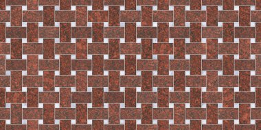 Modern soyut mozaik geometrik desenli mermer, pürüzsüz duvar ve zemin.