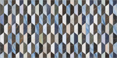  Duvar fayansları ve zemin fayansları için soyut tasarım deseni, mermer fayans mozaiği, geometrik.