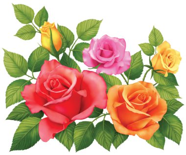 hayali güller soyut ev dekoratif duvar kiremitleri duvar tasarımı arka planı.