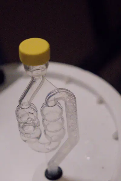 daha fermenter hava kilidi köpüren ev yapımı. Yüksek kalite fotoğraf