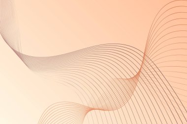 Kesişen çizgiler ve akan eğriler içeren bir arkaplanın sanatsal tasviri