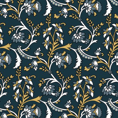 Fantezi çiçekli desenli, kıvırcık desenli, kıvırcık desenli..