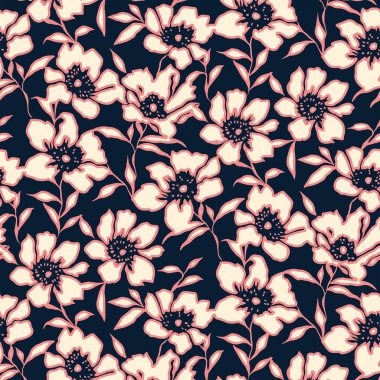 Kusursuz doğal papatya çiçeği deseni..