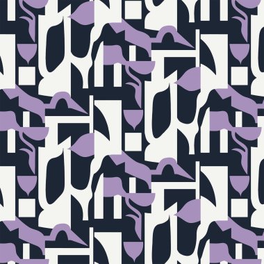 Soyut geometrik arkaplan ile trend olmayan desen.