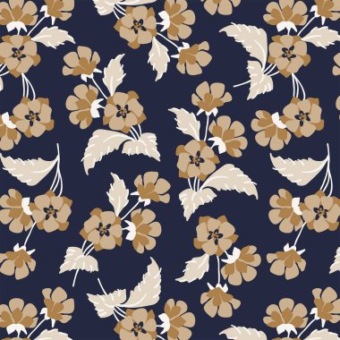 Küçük çiçekli basit şirin desen.