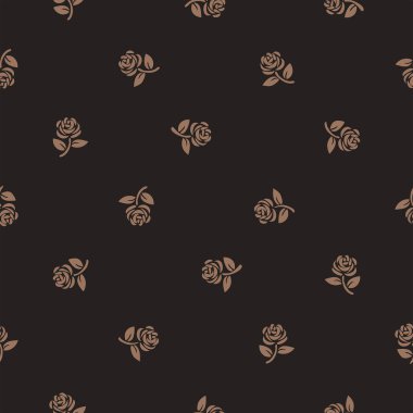 Şirin, küçük, lüks çiçek motifli arka plan.