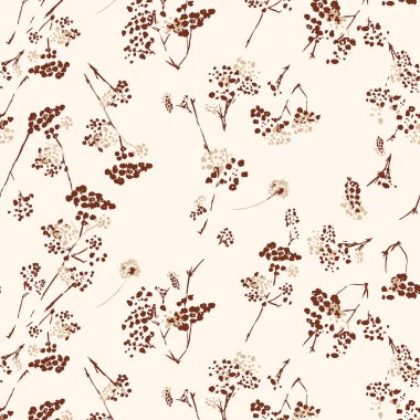 Modern çiçekli özgürlük tasarım deseni.