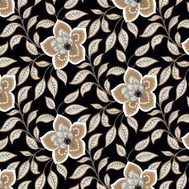 Çiçeksiz etnik desen, klasik şal desenli..