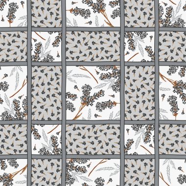 Kusursuz lavanta çiçeği desenli arkaplan