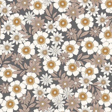 Yaban çiçeği desensiz bir buket