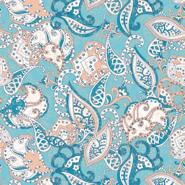 Etnik şal desenli batik çiçeksiz desen.