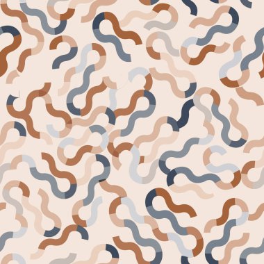 Geometrik daire süslemesiz desen.