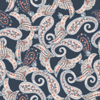 Kusursuz desenli desenli desenli desenler ve dekoratif çiçek dalları..