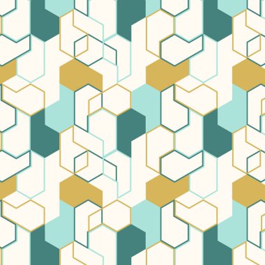 Geometrik 3D küpler soyut, pürüzsüz desen arkaplanı.