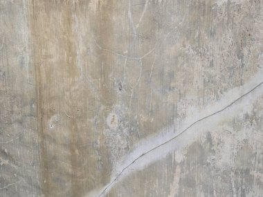 Yeşil Yosun ile çatlamış Duvar dokusu