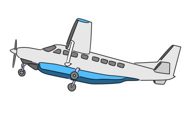 düzlem vektör illüstrasyonunun çizgi sanat rengi