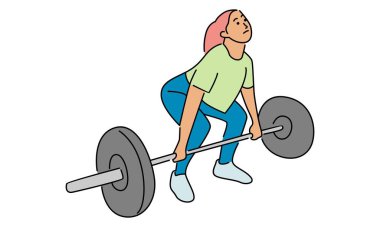 Egzersiz yapan kadın sağlığı. Kadın egzersizi.