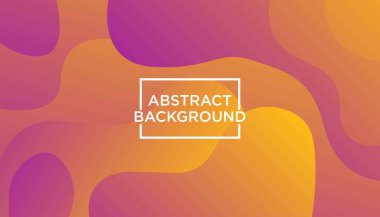 Renkli geometrik arka plan. Sıvı şekiller. Web afişi, iniş sayfası, poster, broşür ve broşür için soyut arkaplan kullanımı