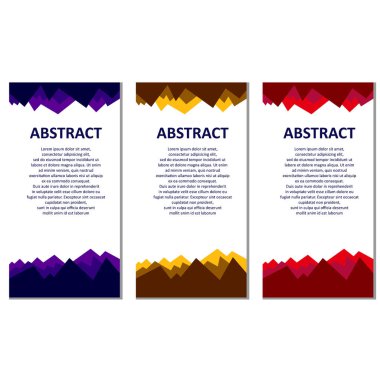 Soyut renk arkaplanı. Vektör çizimi. Pankart, poster ve broşür için