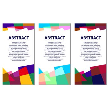 Soyut renk arkaplanı. Vektör çizimi. Pankart, poster ve broşür için