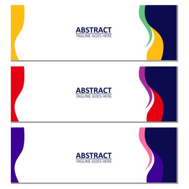 Soyut renk arkaplanı. Vektör çizimi. Pankart, poster ve broşür için