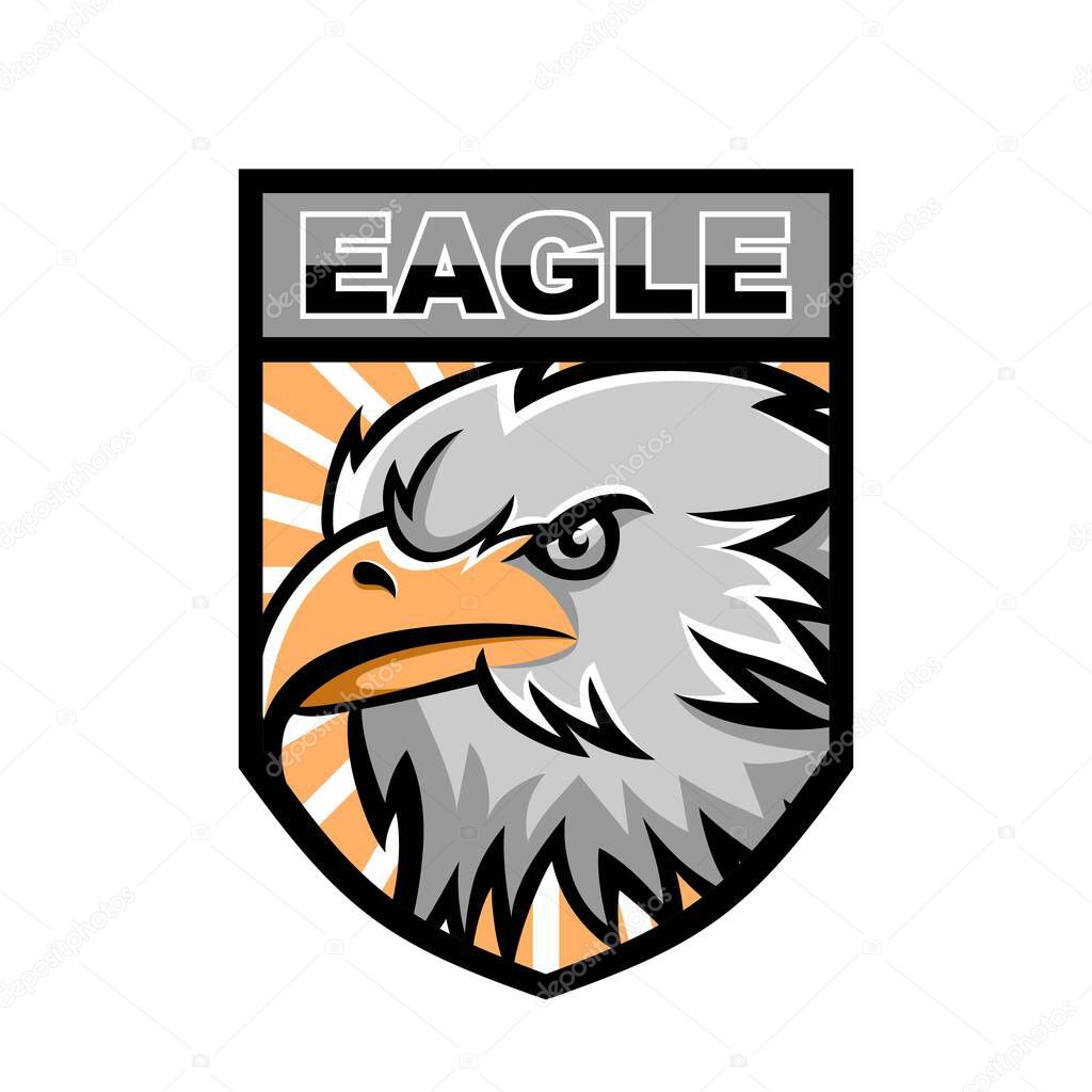 Eagle mascot sport logo design