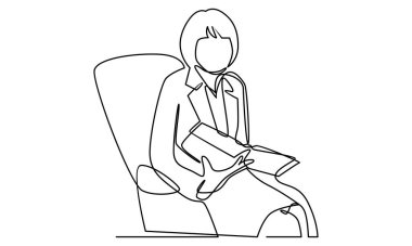 kitap okuma kadının sürekli çizgi çizme