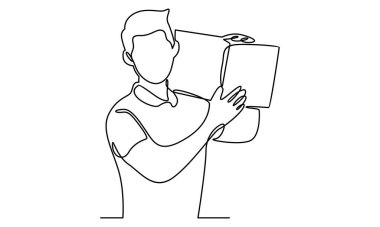 Kurye sırasına devam edin. Kutuyu teslim için bekletin.