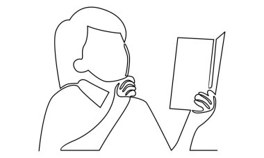 Kitap okuyan kız satırına devam et