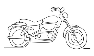 Motosiklet çizimine devam et