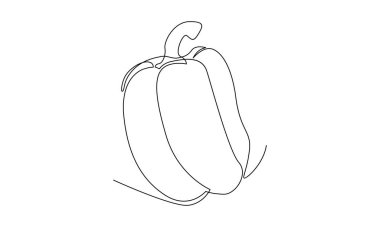 Sürekli sağlıklı organik kırmızı biber. Meyve sebze ikonu için taze çan biberi konsepti