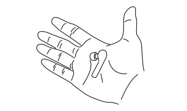 El ele tutuşma sanatı kablosuz kulaklık