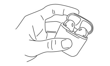 El ele tutuşma sanatı kablosuz kulaklık