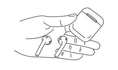 El ele tutuşma sanatı kablosuz kulaklık