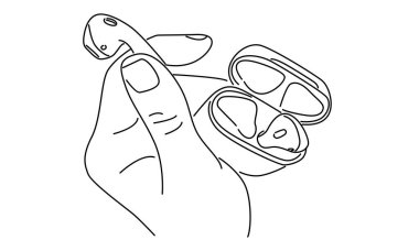 El ele tutuşma sanatı kablosuz kulaklık