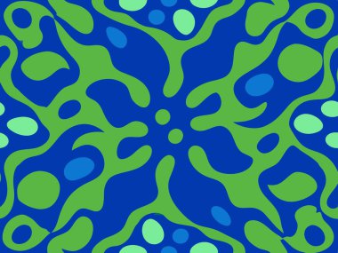 Yeşil ve mavi desenli arkaplanı kapat 