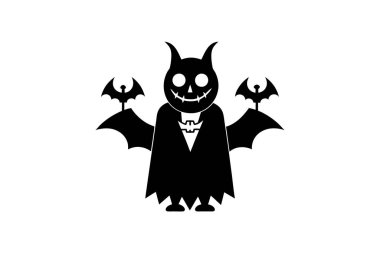 Cadılar bayramı balkabağı vektör tasarımı çizimi.