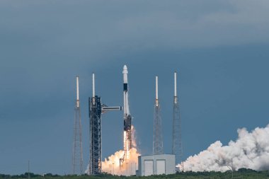 28 Eylül 2024: Bir SpaceX Falcon 9 roketi NASA astronotu Nick Hague ve Rus kozmonot Aleksandr Gorbunov 'u Tayfa-9 görevi kapsamında 13: 17' de Uluslararası Uzay İstasyonu 'na fırlattı.