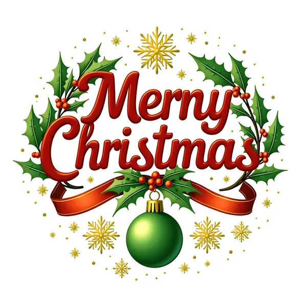 Holly, Süsler ve Kurdeleyle Mutlu Noeller Tasarımı